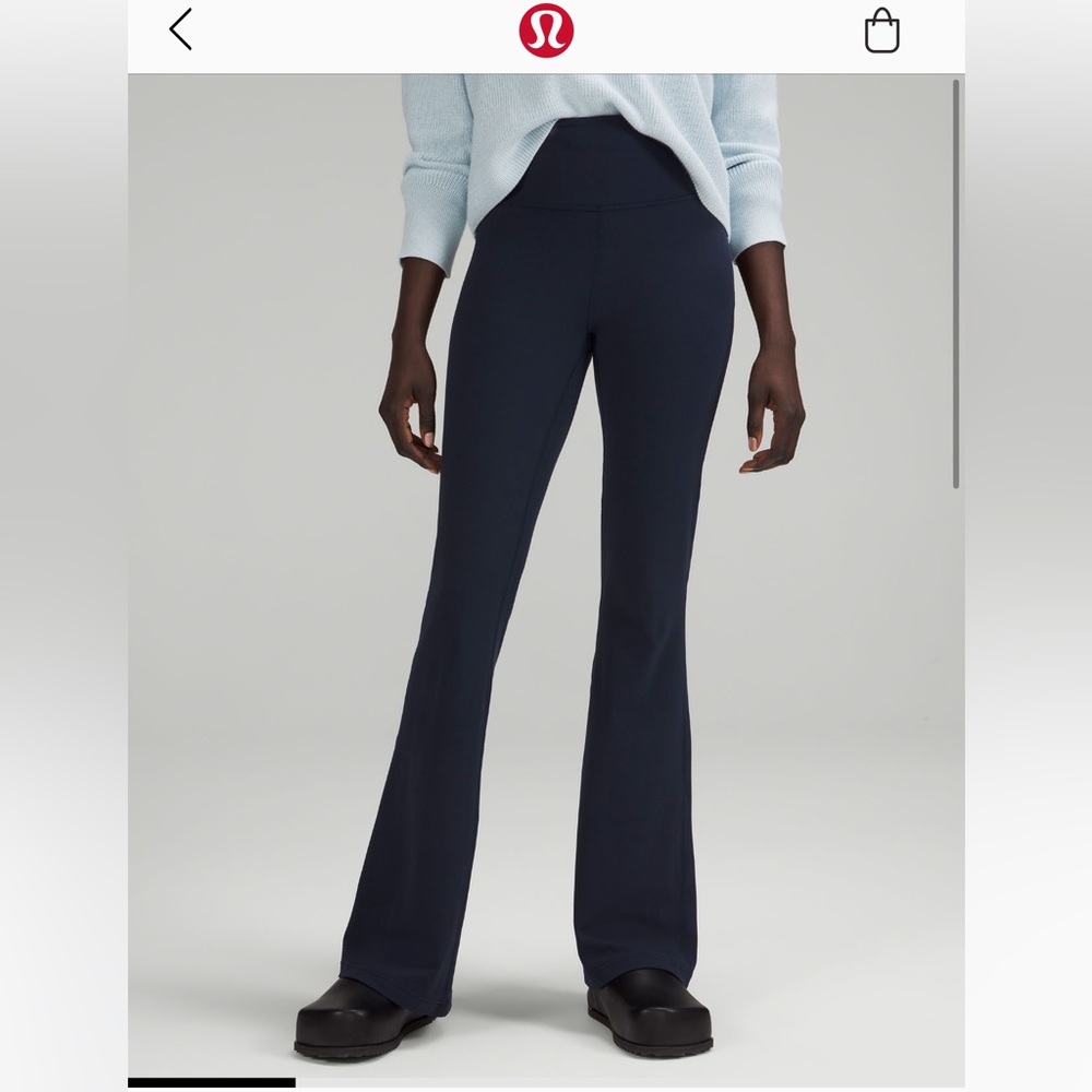Lululemon groove super high rise flared pant Nulu size 4 - regular length